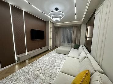 жк нурзаман сити: 3 комнаты, 107 м², Элитка, 8 этаж, Дизайнерский ремонт — 1