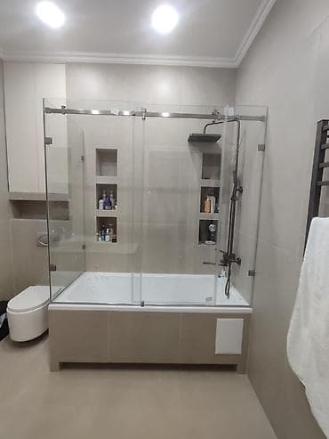 стеклобой: 🚿 Душевые перегородки из закаленного стекла 8 мм купить по низким — 7