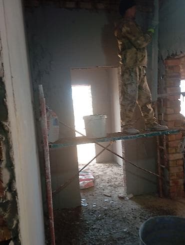 ремонт чолпон ата: Штукатурные работы по стенам и откосам - Выполняем машинную и ручную — 5