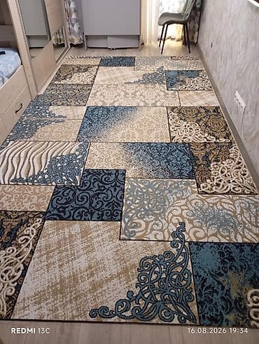 Ковер напольный с орнаментом patchwork - Дизайн: комбинированные