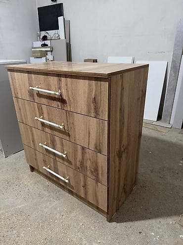 комоды пластиковые: Комод для одежды, Новый, Без зеркала, ЛДСП, цвет - Белый, Серый, Самовывоз, Платная доставка — 5