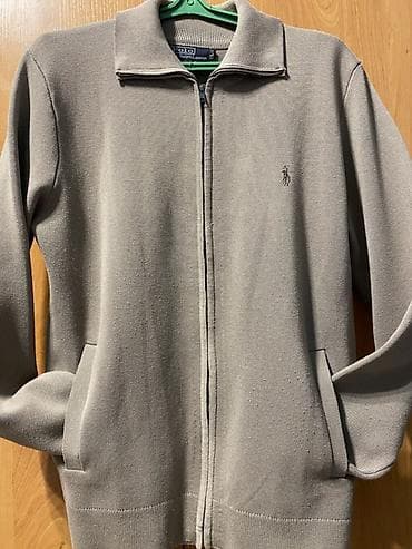 Мужской свитер, L, M, Polo Ralph Lauren, Б/у, цвет - Бежевый, Платная доставка, Самовывоз