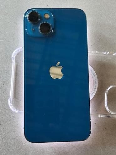 айфлн 13: IPhone 13, 128 ГБ, Синий, Чехол, 80 % — 2
