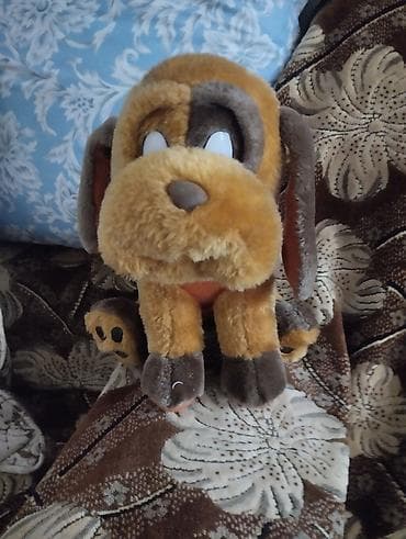 Мягкие игрушки — набор из 4 персонажей: 1) Щенок-плюшевый друг -