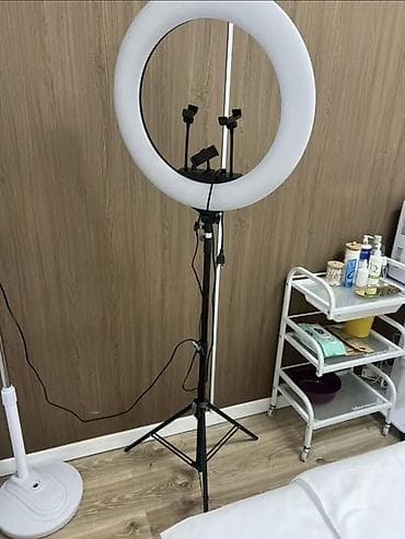 Кольцевая RGB LED‑лампа 45 см с штативом - Диаметр кольца: 45 см - — 4