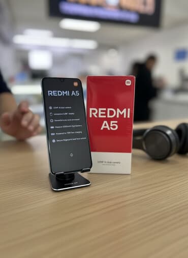а32 телефон: Redmi, Redmi A5, Жаңы, 128 ГБ, түсү - Көк, 2 SIM — 1