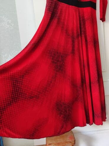 прокат карнавальных костюмов в бишкеке бишкек: Повседневное платье, Осень-весна, Длинная модель, Трикотаж, XL — 6