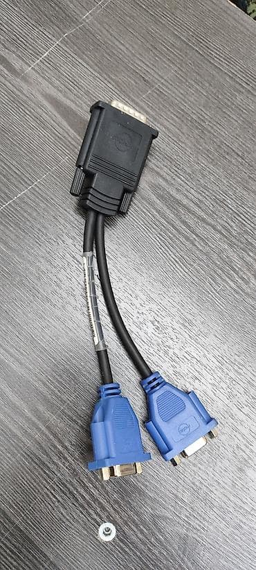 Отдам даром Переходник-сплиттер DVI-I (24+5) на 2 x VGA (HD15