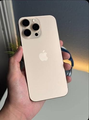 ssd 256: IPhone 16 Pro Max, Б/у, 256 ГБ, Золотой, Коробка, 92 % — 2