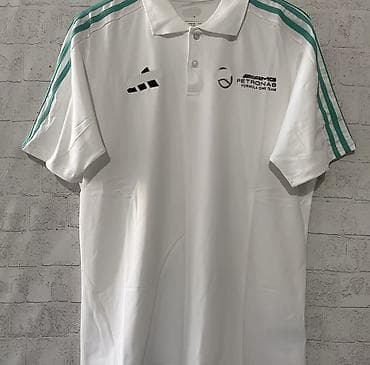 Мужская одежда: Поло Mercedes-AMG PETRONAS Formula One Team - Цвета: белый и черный - — 1