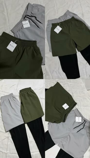 обувь ортопед: Спортивные шорты поверх леггинсов BLACE (2-в-1) - Формат: шорты с — 1