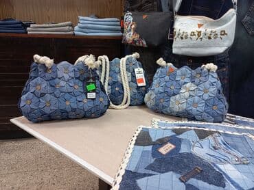 купить мужской клатч из натуральной кожи ручной работы: Джинсовые сумки ручной работы — 5