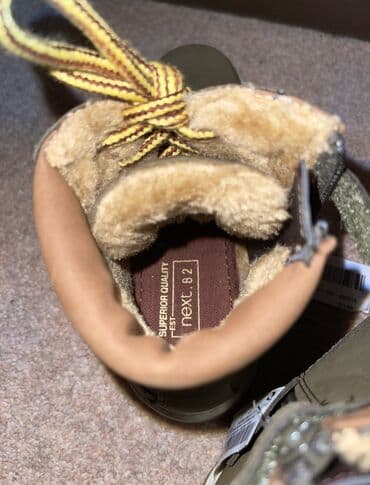 новая обувь: Next кожаные утепленные ботинки Новые, Размер: 32 Цена — 4