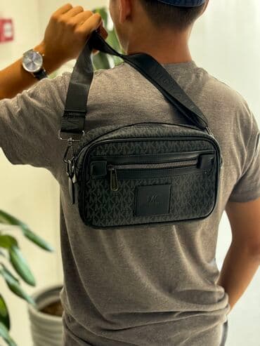 кошелек майкл корс: Барсетка, Michael Kors, Материал: Искусственная кожа, Съёмный ремень, Регулируемый ремень, Разделенные отделения, Новый — 4