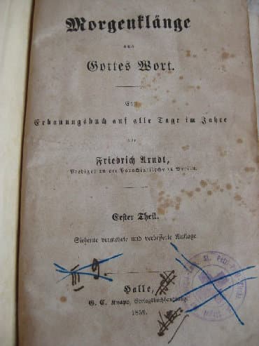 домашний турник брусья цена: Книга. Божье Слово. 
Morgenflänge. на Немецком языке. 
1859г. Печать ! — 5
