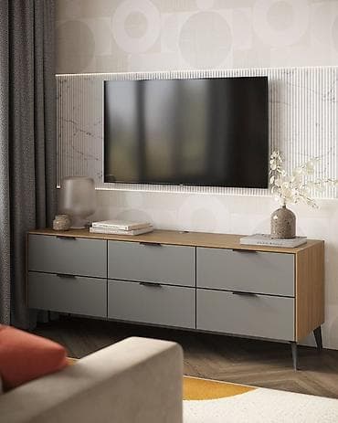 Гарнитур для зала на заказ, TV зона, Дизайн, проект