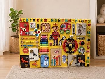 play doh: Продаю бизи доску в отличном состоянии, все работает — 1