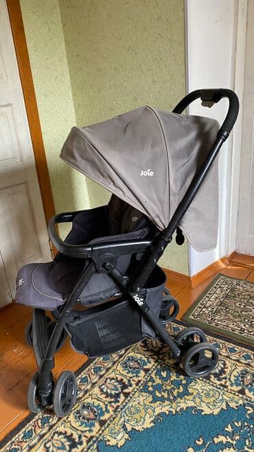 продаю коляску трость: Коляска, цвет - Черный, Б/у — 3