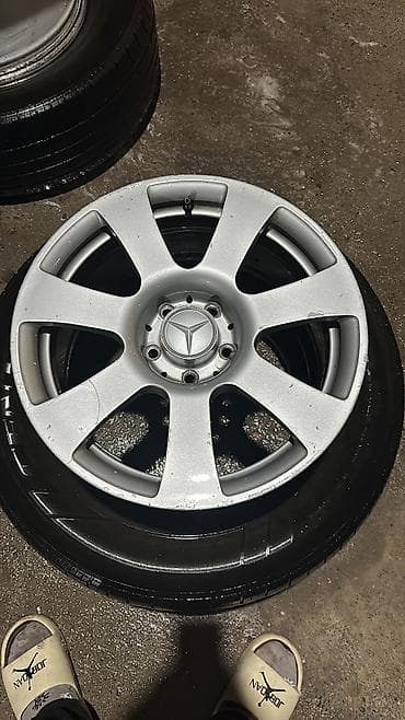 диски на авто 17: Литые Диски R 17 Mercedes-Benz, Комплект, отверстий - 5, Б/у — 4