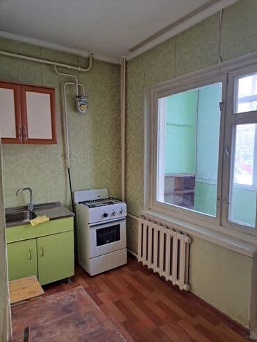 аламедин 1 мкр: 1 бөлмө, 33 м², 105-серия, 1 кабат, Косметикалык ремонт — 3