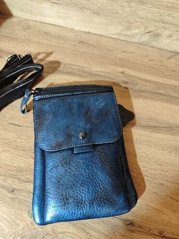 Барсетка, Материал: Натуральная кожа, Новый