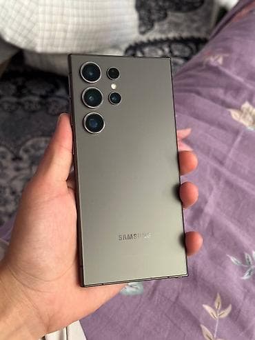 самсунг zet: Samsung Galaxy S24 Ultra, Б/у, 256 ГБ, цвет - Черный, 2 SIM — 4