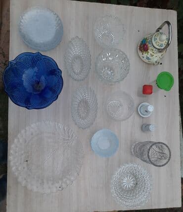 викалина сковорода: Посуда разная. 
(синяя ваза проданно.) — 8