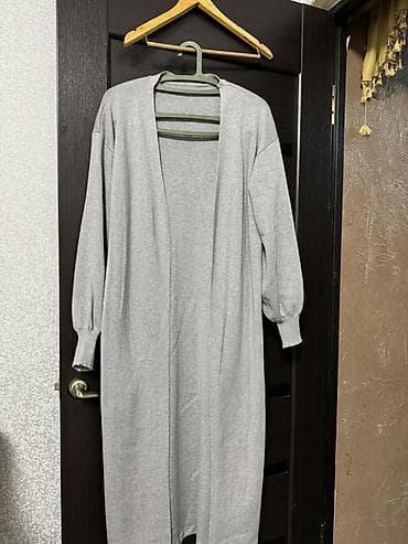 Кардигандар: Кардиган, Трикотаж, Узун модель, Күз-жаз — 1