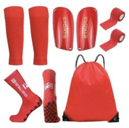 спортивное оборудование: Футбольный комплект аксессуаров (черный цвет) Состав набора: - — 2