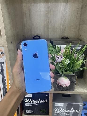 IPhone Xr, Б/у, 64 ГБ, Синий, 77 % at lalafo.kg IPhone Xr, Б/у, 64 ГБ, Синий, 77 %