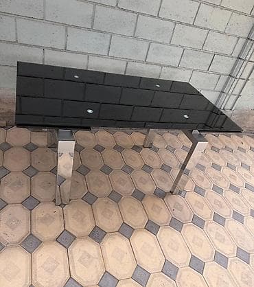 coffee table: Стол трансформер Для зала, Раскладной стол, Длина, см: 160–180 см, цвет - Черный — 6