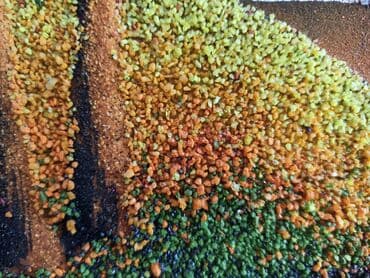 эрмитаж картины: Картина, пейзаж Осеньвыполнена из натуральных уральских камней — 3