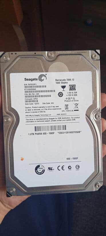 сколько стоит жесткий диск на 1тб: Накопитель, Western Digital (WD), HDD, 1 ТБ, 3.5", Для ПК — 1