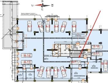 Продаю гараж: Подземное парковочное место в ЖК «Джал 15 Ихлас» - Локация: блок «А» — 4