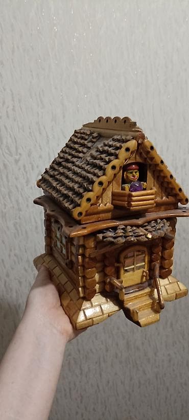 деревяная: Деревянная шкатулка «Русская избушка» - Ручная работа из дерева — 2