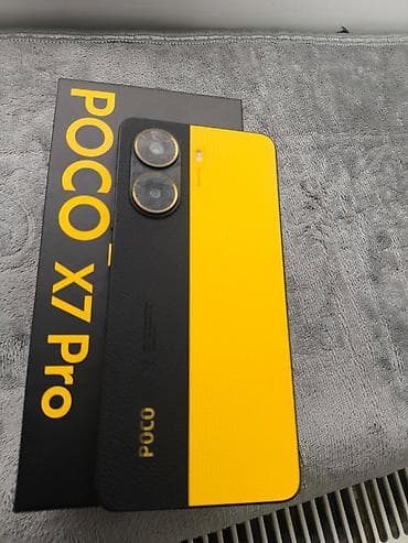 micro sd 128: Poco X7 Pro, Б/у, 256 ГБ, цвет - Желтый, 2 SIM — 2