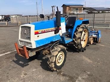 Продается Японский мини трактор Mitsubishi MT1801D с фрезой. 4х