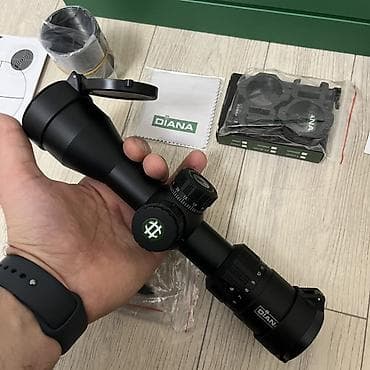 присел: Шикарный Оптический прицел DIANA 3-12x44 FFP в компактном корпусе — 6