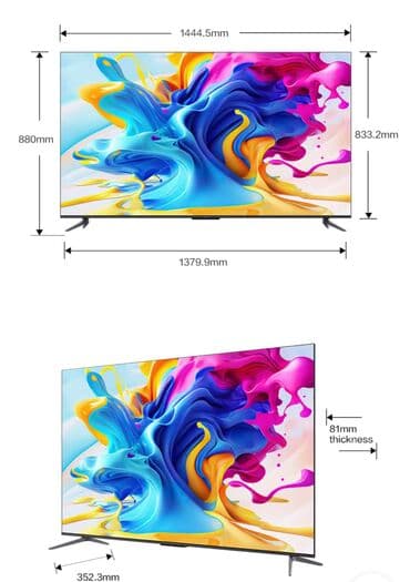 телевизоры tcl: Телевизор акция tcl 65c645 андроид 11 голосовой управление пульт N°1 — 5