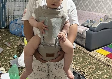 Эргономичный детский рюкзак‑переноска с хипситом (пояс‑сиденье)