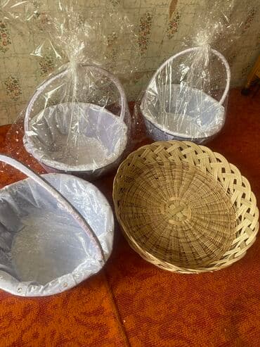брендовые вещи оригинал: Корзина сатылат, той кудалыкка, отто сапаты жакшы. Продаю корзины для — 4