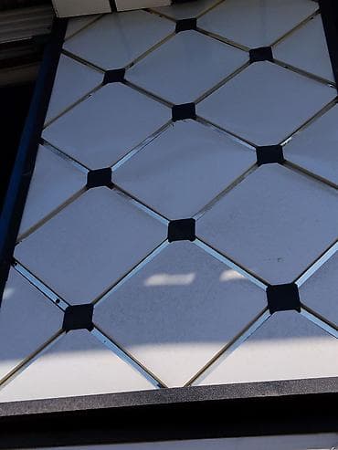 led matrix panel: Стеклопакет с декоративной раскладкой “ромб” - Тип: оконный/дверный — 1