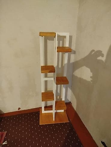 детский столик 3 в 1: Полка, этажерка для цветов, Дерево — 1