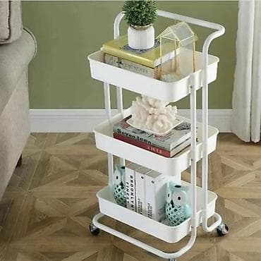 Тележка-органайзер на колесах, Новый, Железо, Платная доставка, Самовывоз