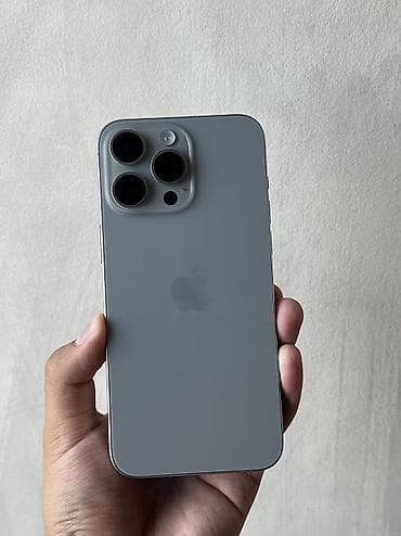iphone 6se: IPhone 15 Pro Max, Б/у, 256 ГБ, Natural Titanium, 89 % — 1