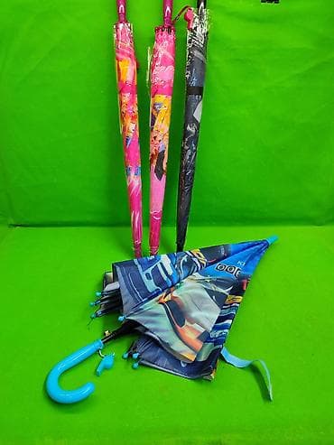 Детская одежда и обувь: Зонт полуавтоматический для детей в ассортименте☔ Комплектация — 1