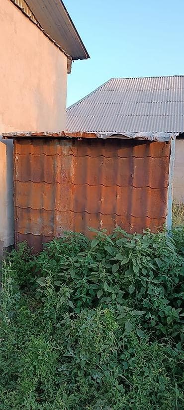 модульный коврик: Металлический хозблок/сарай из российской металлической черепицы . - — 5