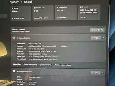 Техника жана электроника: Оюн үчүн, Колдонулган, AMD Ryzen AI 9, Бөлүп төлөө менен — 5