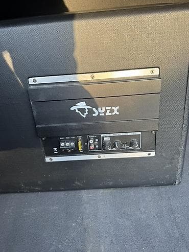 установка динамиков: Автомобильный активный сабвуфер SUZX в корпусе с фазоинвертором - — 2