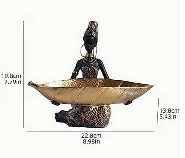 африканский: Декоративная статуэтка-органайзер «Африканская девушка» - Назначение — 8